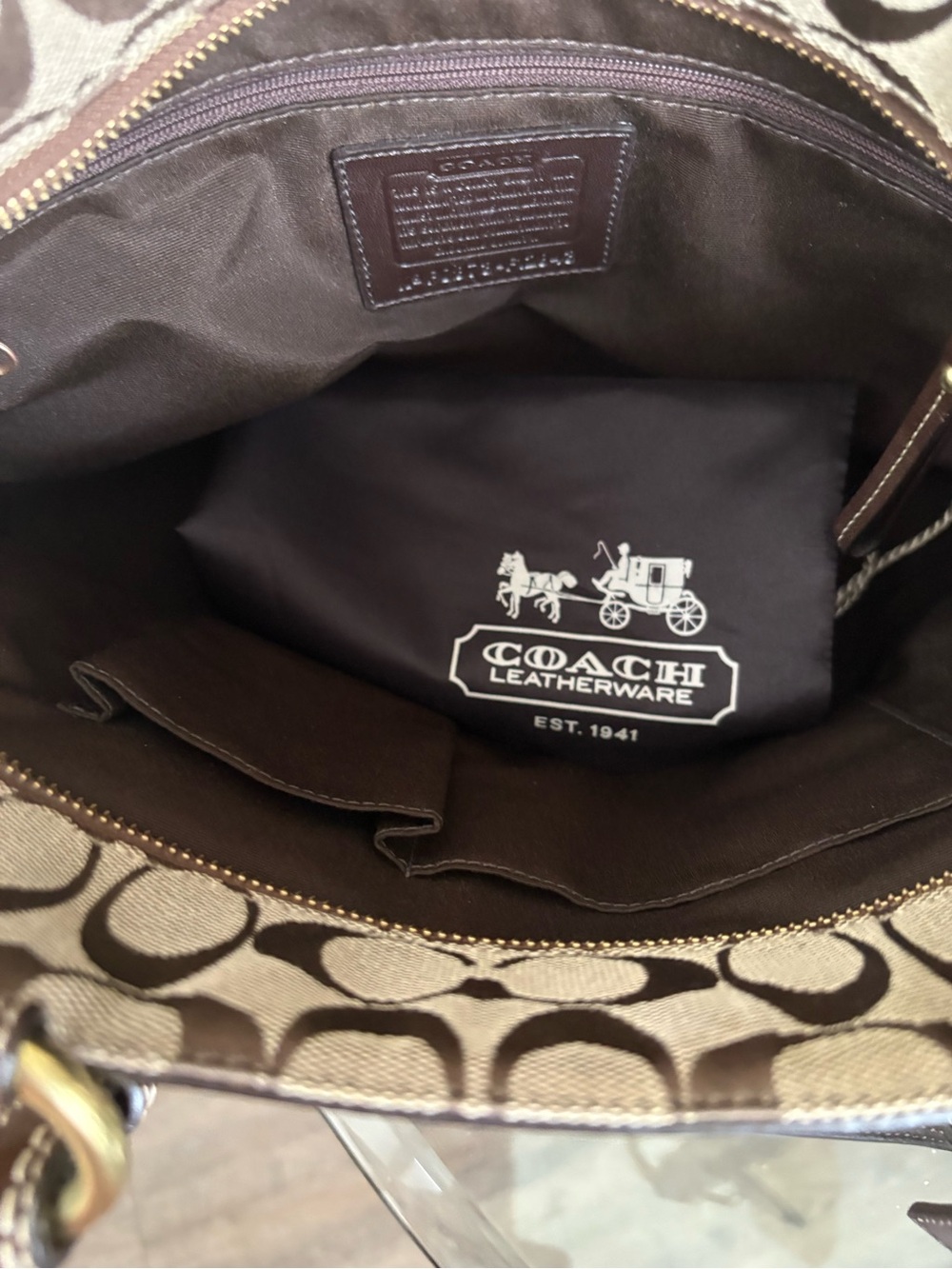 🤎COACH Y2K VINTAGE SIGNATURE PATCHWORK LIMITED EDITION BAG!🤎 - Picture 8 of 10